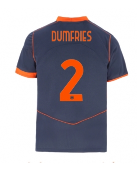 Billige Fotballdrakt Inter Milan Denzel Dumfries #2 Replika Tredjedrakt 2025-26 Kortermet Billige Fotballdrakt Inter Milan Denzel Dumfries #2 Replika Tredjedrakt 2025-26 Kortermet